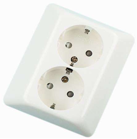 Elko UTTAG 2-VÄGS INF MJ F-VIT