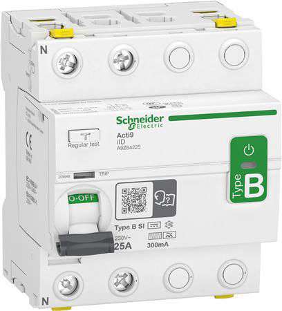 Jordfelsbrytare A9 4P 40A 30mA B-SI