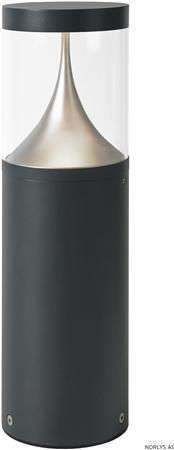 Norlys EGERSUND 1285GR POLLARE GRAFIT LED